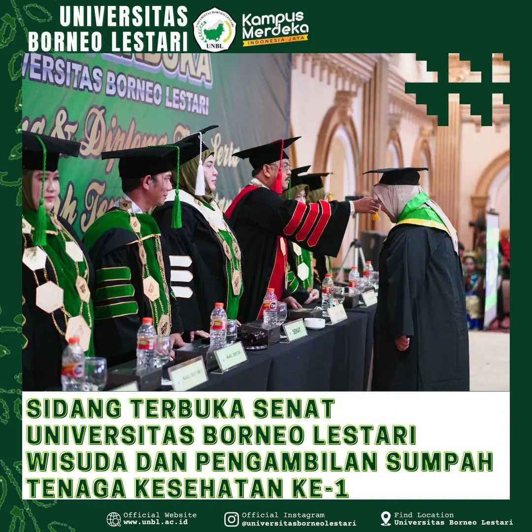 Wisuda Universitas Borneo Lestari Ke-I