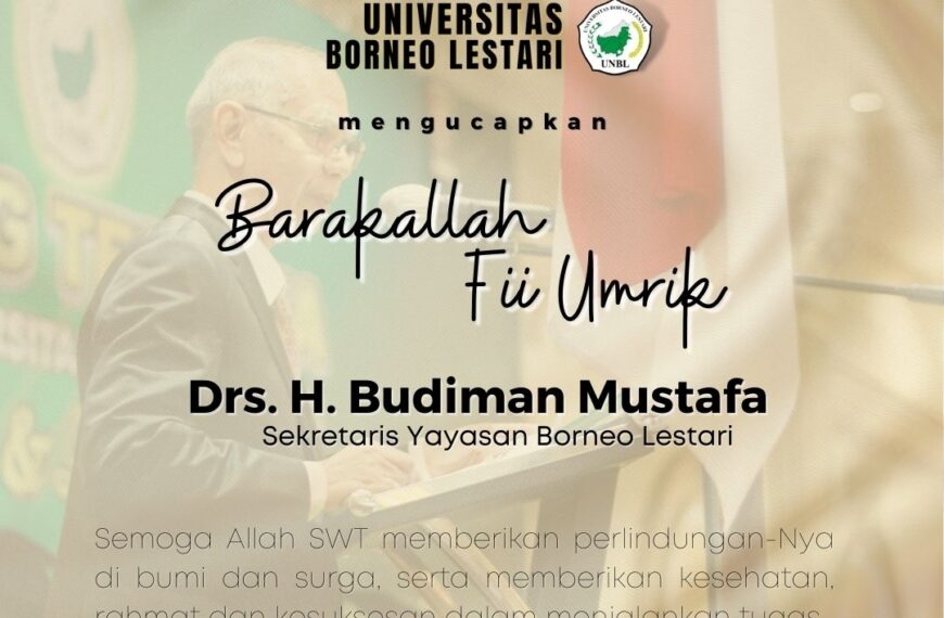 Barakallah Fii Umrik, Drs. H. Budiman Mustafa