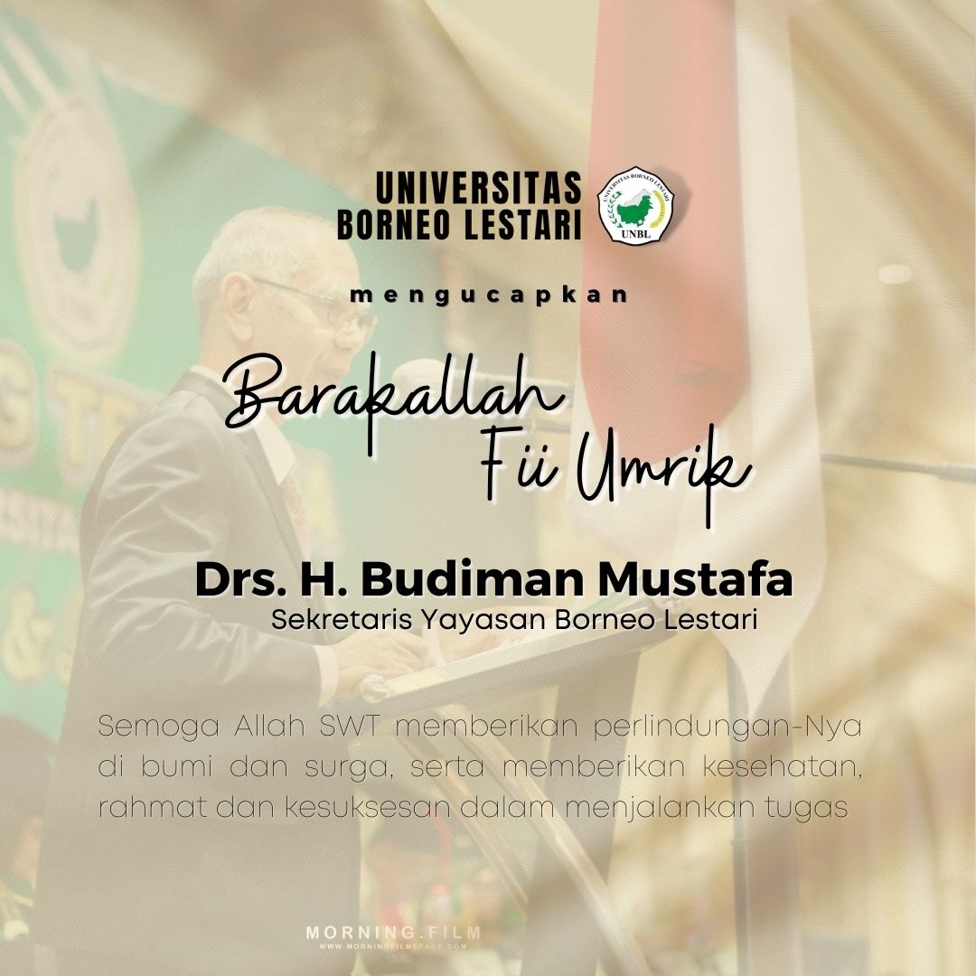 Barakallah Fii Umrik, Drs. H. Budiman Mustafa