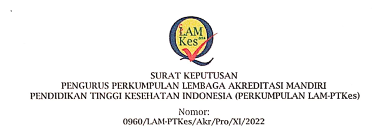 SK Akreditasi Program Studi Pendidikan Profesi Apoteker (2022)
