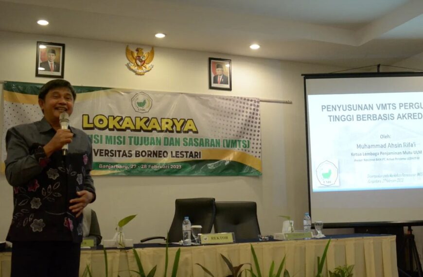 Lokakarya Visi, Misi, Tujuan dan Strategi Universitas Borneo Lestari Tahun Akademik 2022/2023