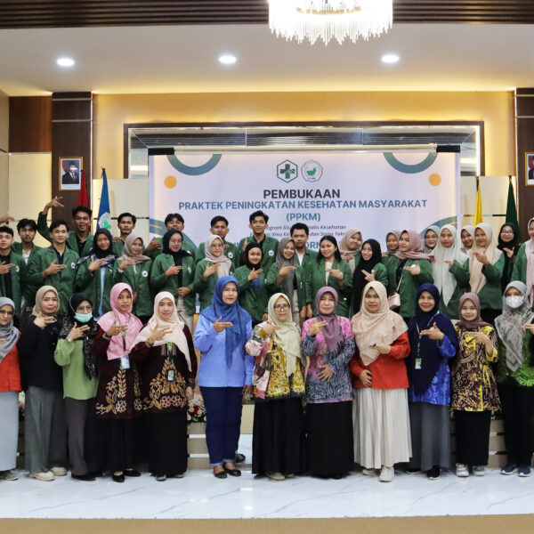 Pembukaan Praktik Peningkatan Kesehatan Masyarakat (PPKM) Mahasiswa D3 Analis Kesehatan Universitas Borneo Lestari Banjarbaru