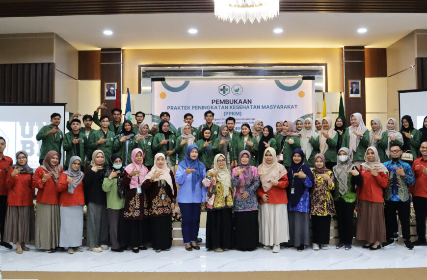 Pembukaan Praktik Peningkatan Kesehatan Masyarakat (PPKM) Mahasiswa D3 Analis Kesehatan Universitas Borneo Lestari Banjarbaru