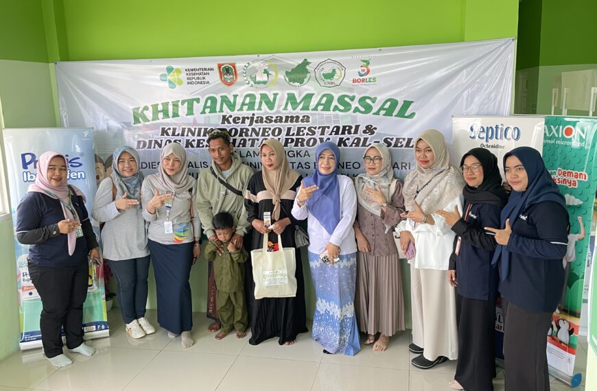 Khitanan Massal Gratis Meriahkan Dies Natalis ke-3 Universitas Borneo Lestari dan HUT ke-18 Yayasan Borneo Lestari